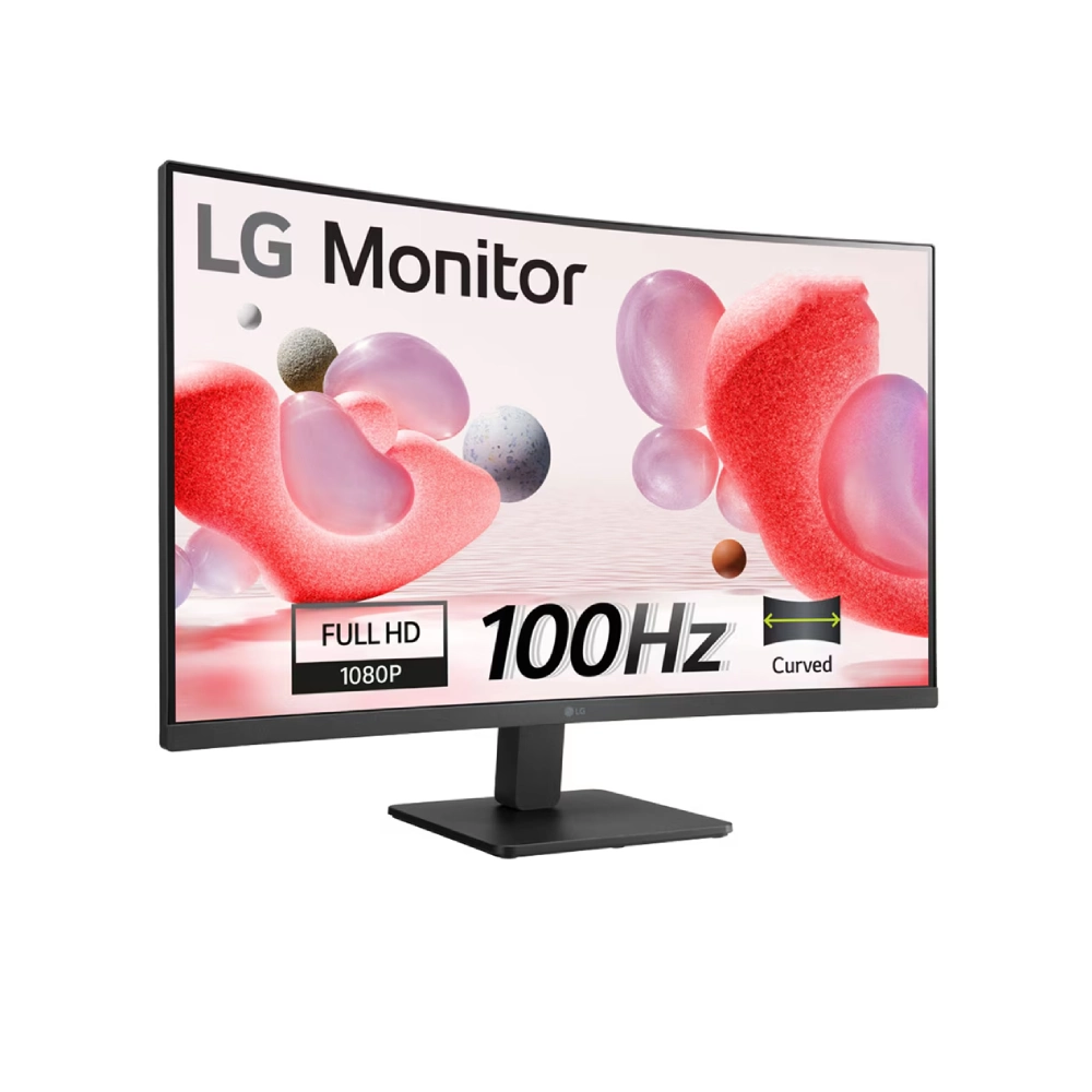 LG LED Monitor 32" Curved FHD 100Hz 5ms With 2×HDMI (32MR50C) (Open Box) view 2